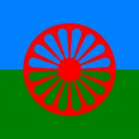 gypsy roma flag