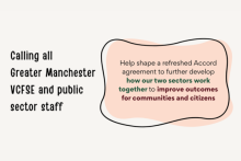 Calling all Greater Manchester VCSE and public sector staff 
