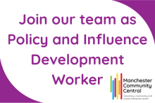 Join our team as Policy and Influence Development Worker
