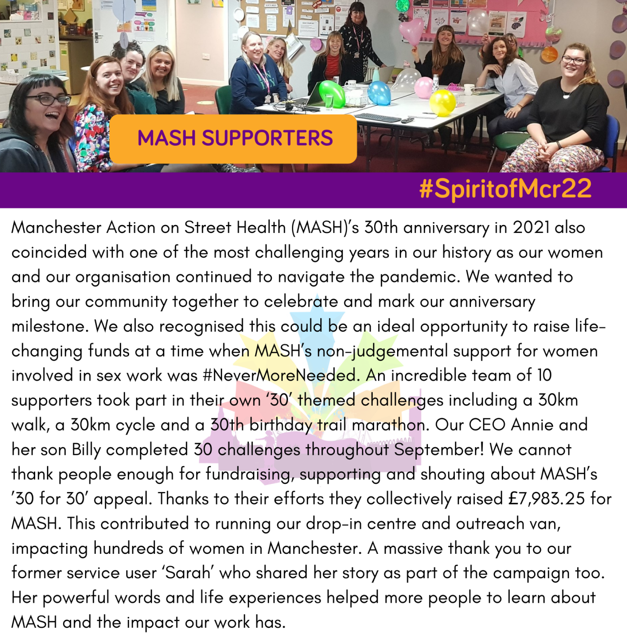 MASH supporters